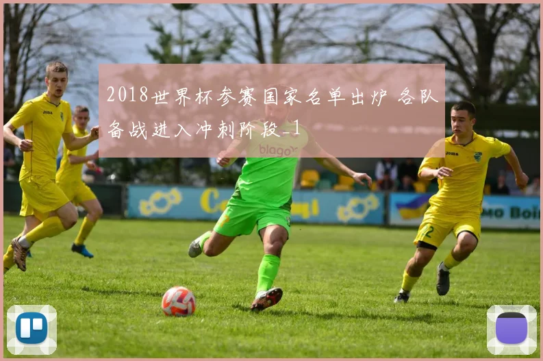 2018世界杯参赛国家名单出炉 各队备战进入冲刺阶段_1